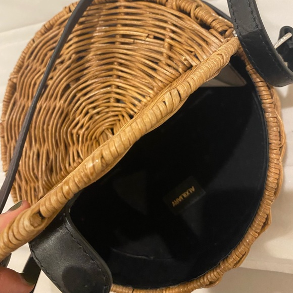 Aritzia Auxiliary Provence Wicker Bag (Brown/ Black) - Picture 8 of 8